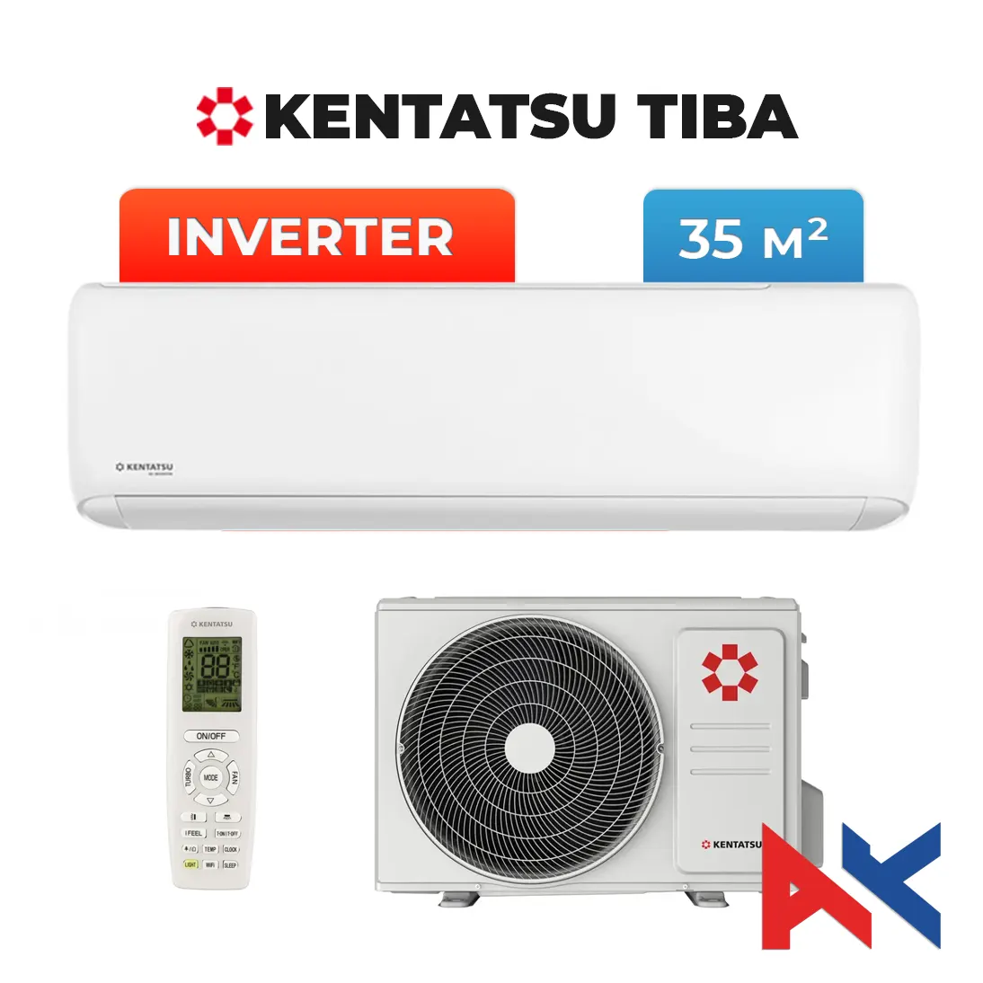 Kentatsu-TIBA-35-inv Kentatsu TIBA Inverter KSGTI35HZRN1R - KSRTI35HZRN1R — изображение 1