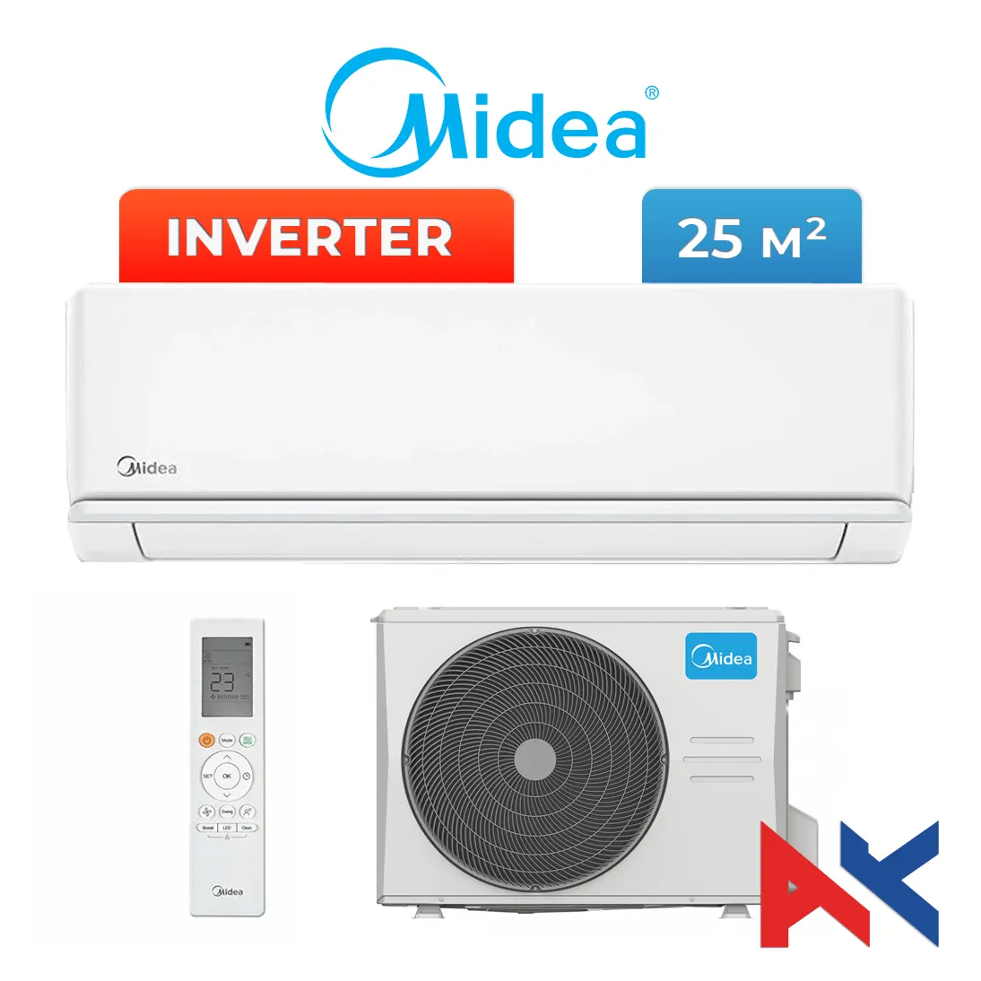 Media inverter-g2-09 Midea Unlimited Inverter MSAG2-09N8C2S-I - MSAG2-09N8C2S-O — изображение 1